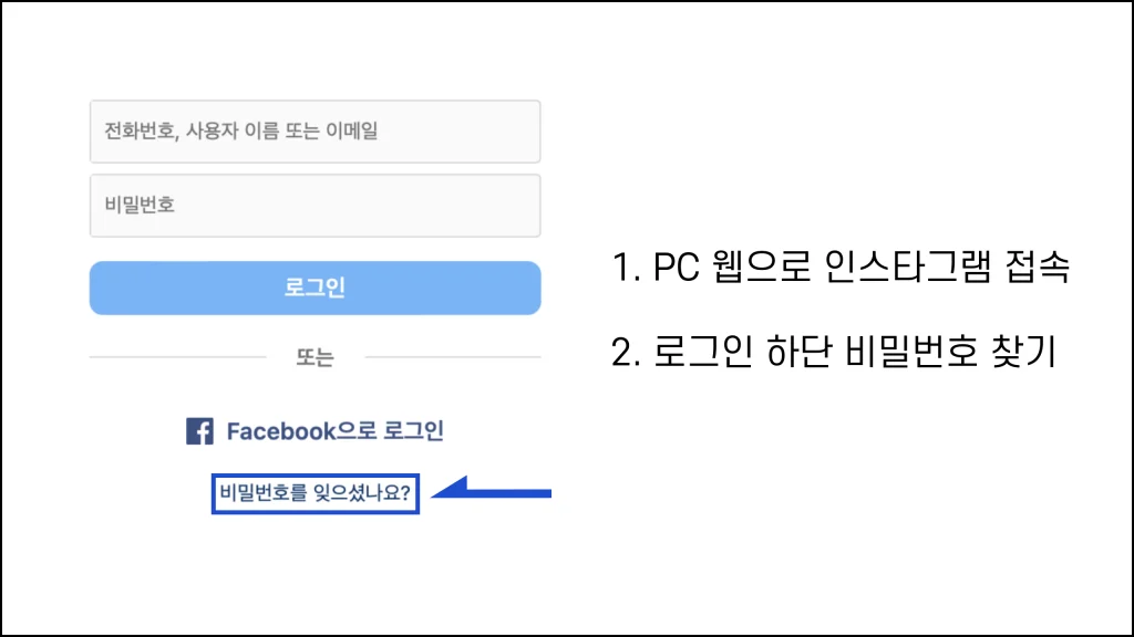 인스타 가계정 추적 순서 1