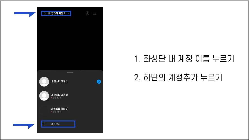 인스타 가계정 추적 순서 4
